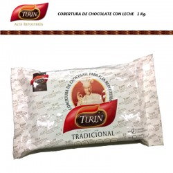 Cobertura de chocolate con leche Turín 1 kg